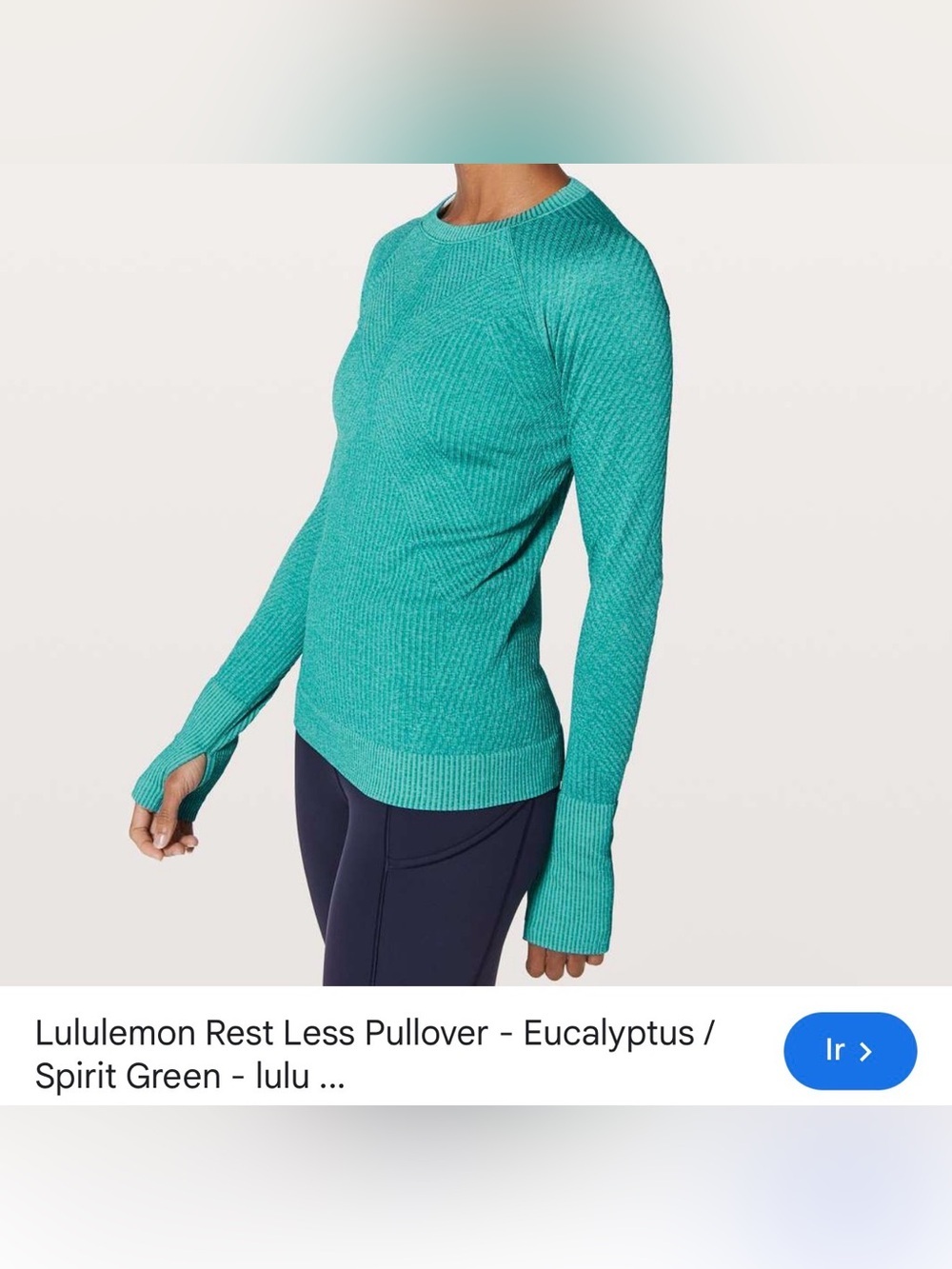 lululemon athletica rest less Pullover
